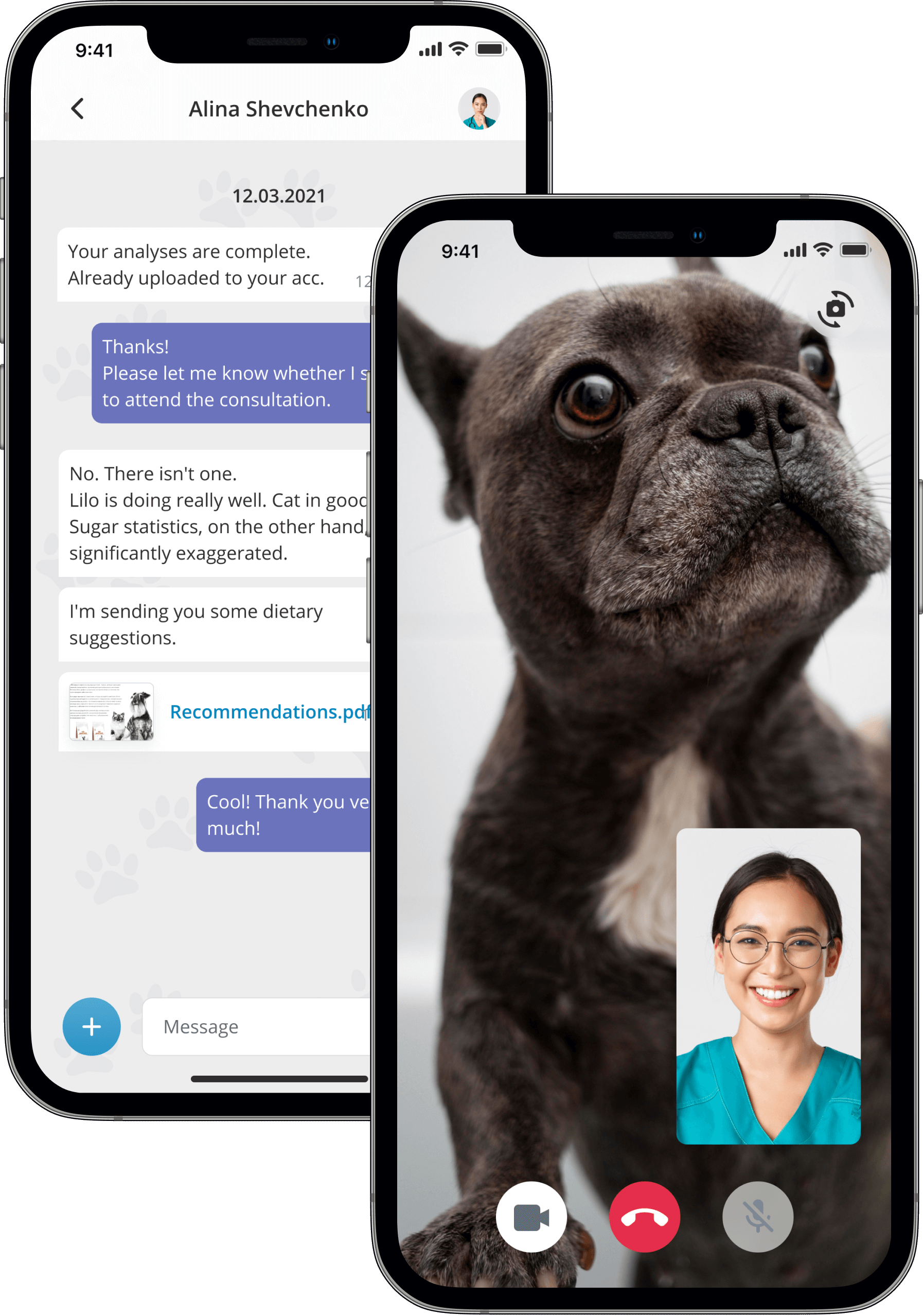 PetsHealth features in development